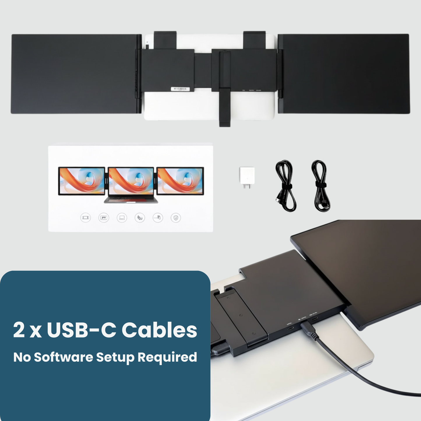 Dual Portable Laptop Monitor - 15% OFF SALE NOW LIVE!